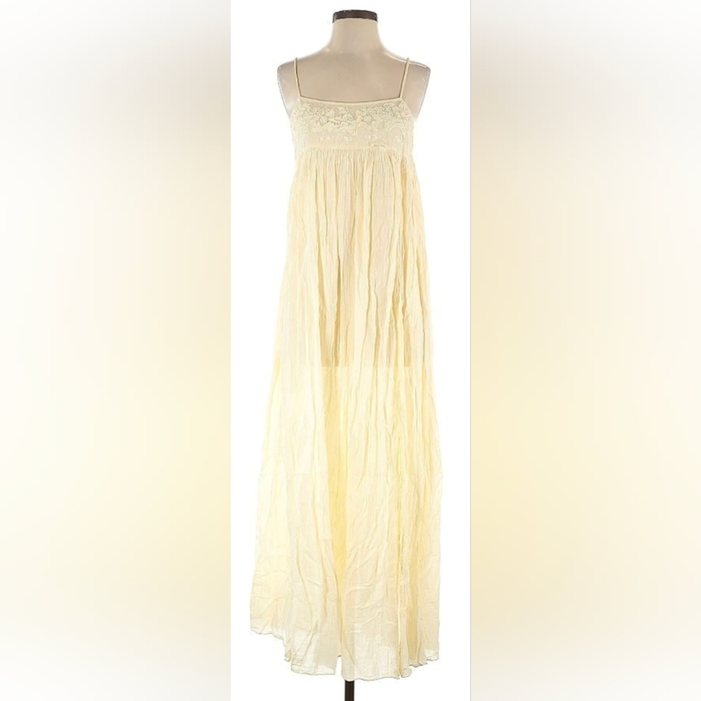 Free People Yellow Maxi Dress